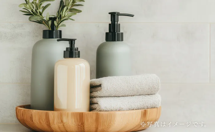 綺麗も妥協したくない貴方へ。シャンプー、トリートメントはサロン専売品のグローバルミルボンを使用