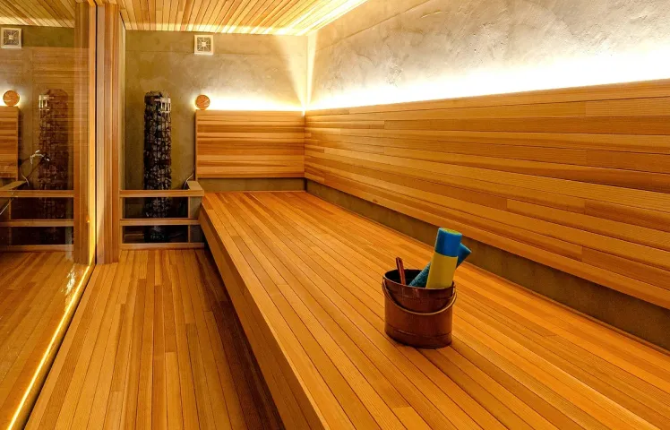 広々10平米のサウナルーム